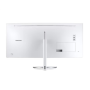 Samsung Thunderbolt 3 Curved Monitor J791 34 VA QHD 21:9 4 ms 300 cd/m² White HDMI ports quantity 1 100 Hz