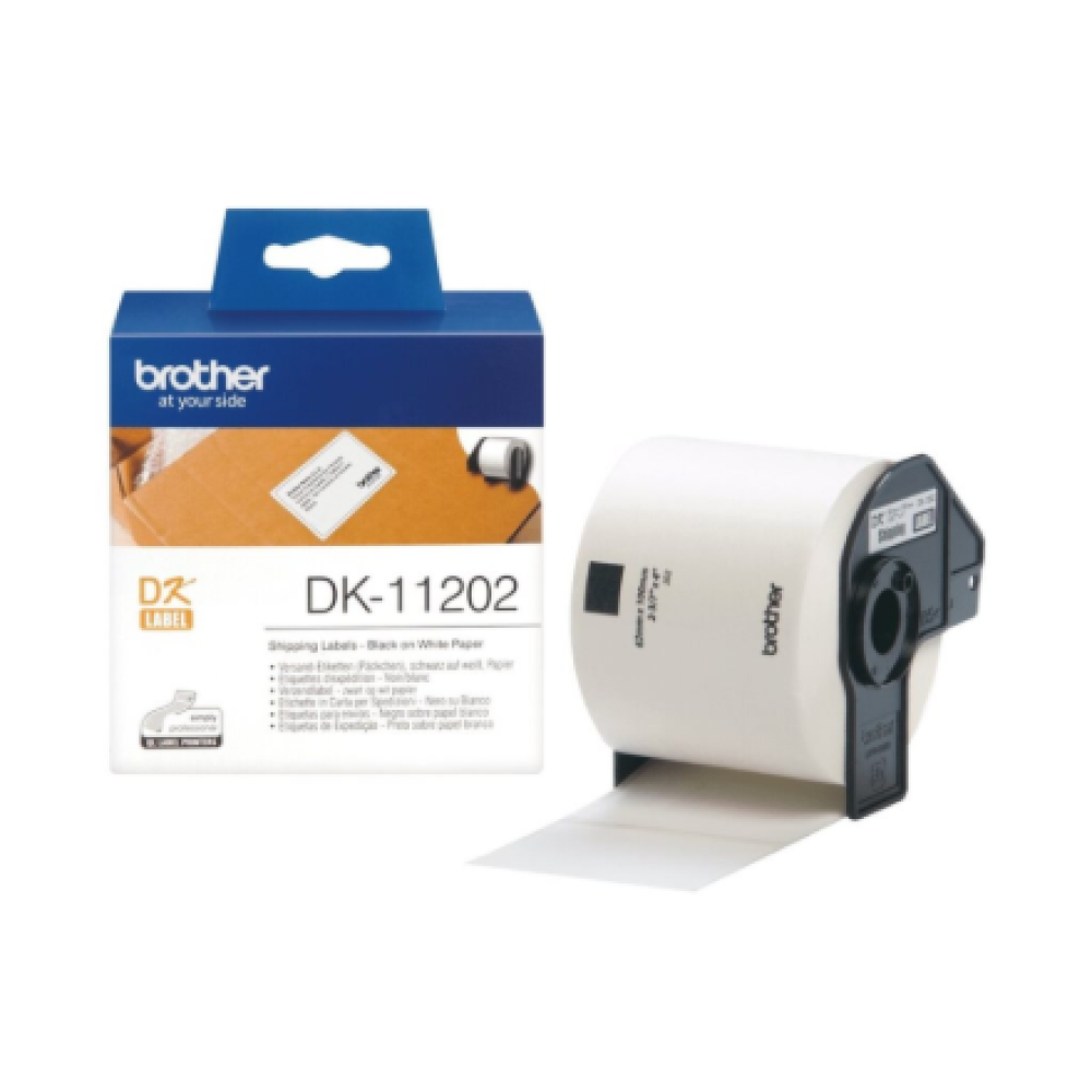Brother , DK-11202 Shipping Labels , White , DK , 62mm x 100mm