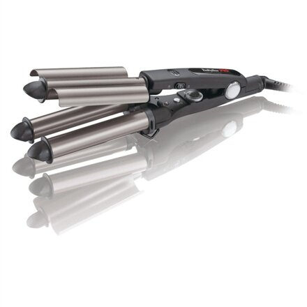 BABYLISS , PRO Triple Barrel Waver , BAB2269TTE , Barrel diameter 22 / 19 / 22 mm , Temperature (min) 140 °C , Temperature (max) 220 °C , Number of heating levels 5