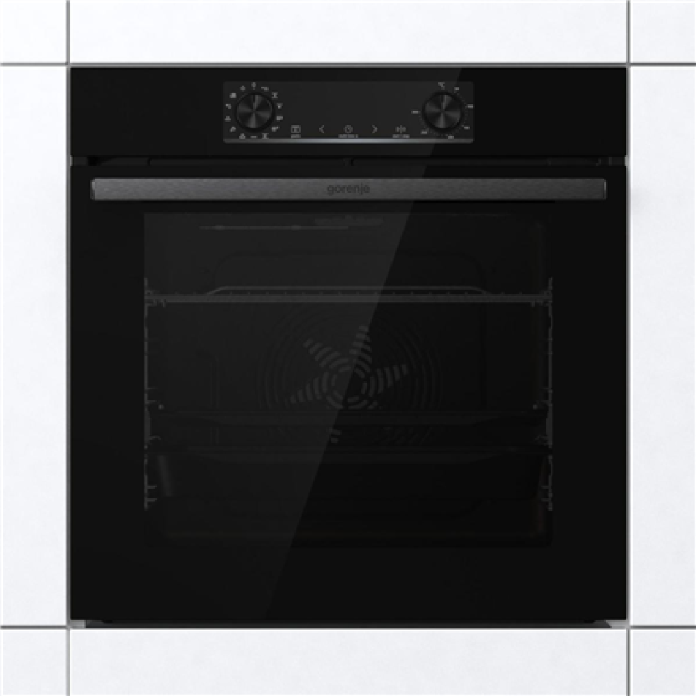 Gorenje Oven , BOS6737E13FBG , 77 L , Electric , AquaClean , Mechanical , Steam function , Height 59.5 cm , Width 59.5 cm , Stainless steel