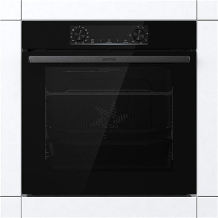 Gorenje Oven , BOS6737E13FBG , 77 L , Electric , AquaClean , Mechanical , Steam function , Convection , Height 59.5 cm , Width 59.5 cm , Stainless steel