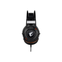 Gigabyte Gaming Headset AORUS H5 3.5 mm, Black, Built-in microphone