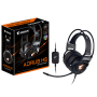 Gigabyte Gaming Headset AORUS H5 3.5 mm, Black, Built-in microphone