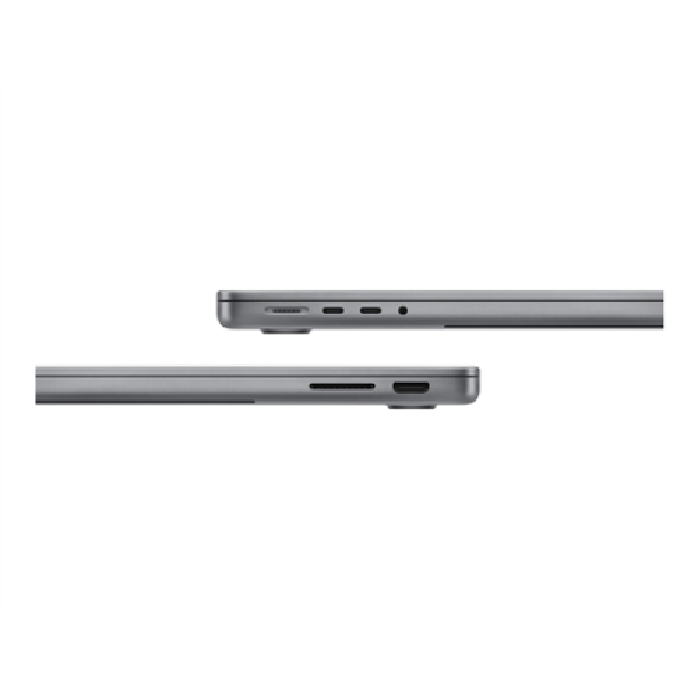 Apple , MacBook , Pro , Space Gray , 14 , 3024 x 1964 pixels , Apple M3 , 8 GB , Solid-state drive capacity 1000 GB , Apple M3 chip 8-core CPU/10-core GPU , macOS , 802.11ax , Bluetooth version 5.3 , Keyboard language Swedish , Keyboard backlit , Warranty