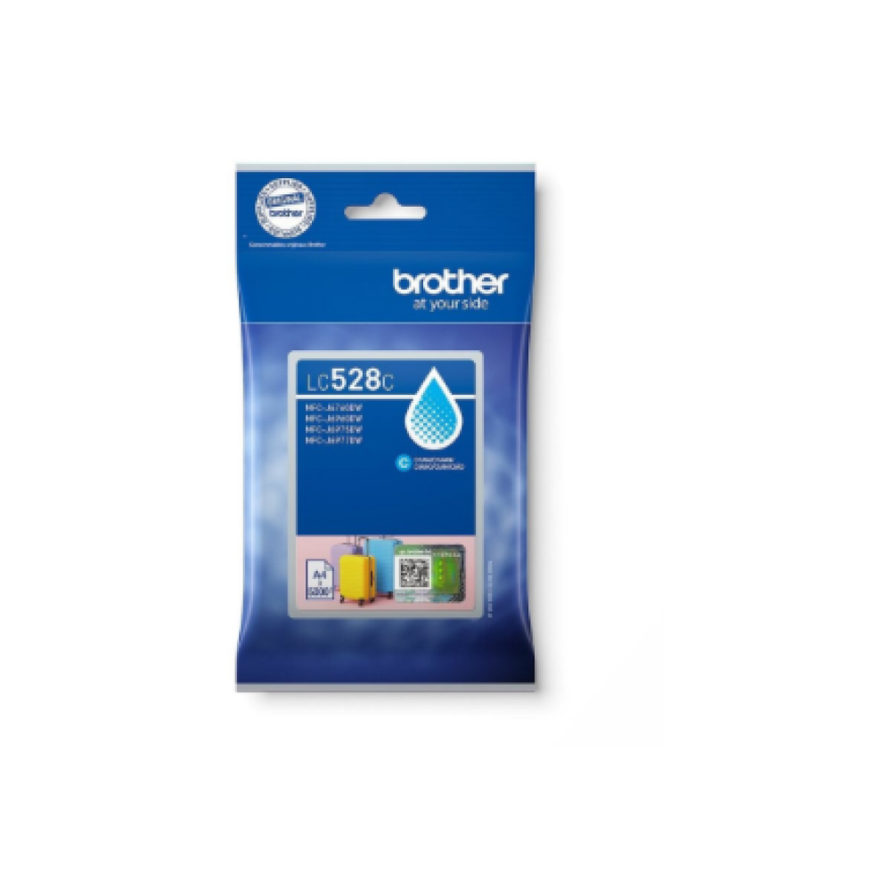 LC528C , Brother Ink cartridge , Cyan