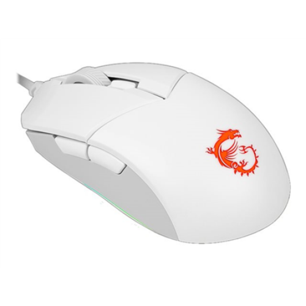 MSI , Clutch GM11 , Optical , Gaming Mouse , White , Yes