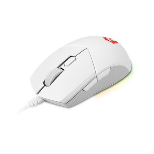 MSI , Clutch GM11 , Optical , Gaming Mouse , White , Yes