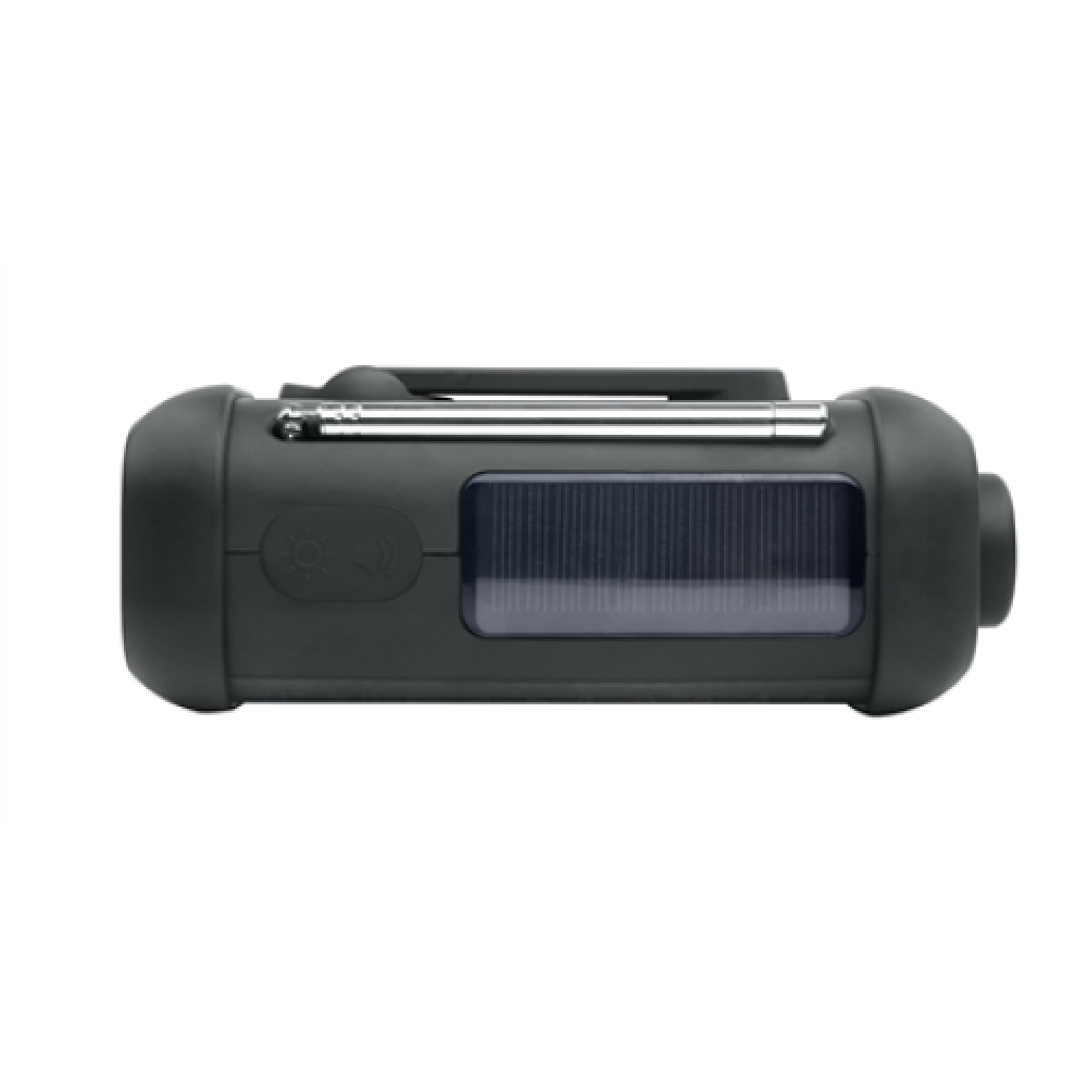 Muse , Portable Solar Radio with Crank and Flashlight , MH-08 MB , AUX in , Bluetooth , FM radio