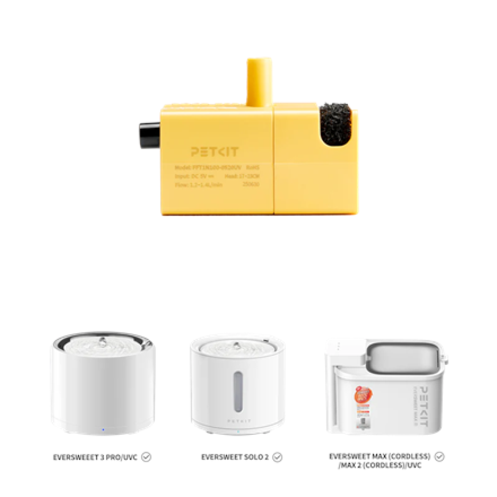 PETKIT Wireless Pump for EVERSWEET Max 2 UVC , Yellow
