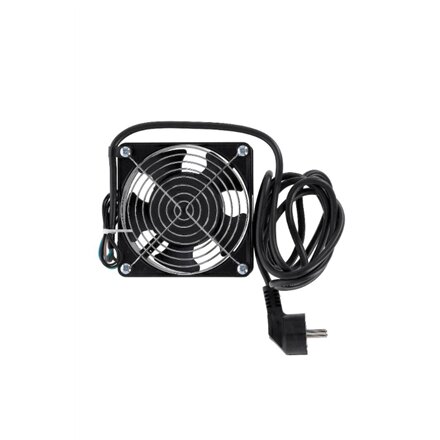 SOMI Networks , Single Fan Unit for wall mount cabinets , VENT-1C , Black , Airflow 450m3 /h; Cable Schuko 1.8 m