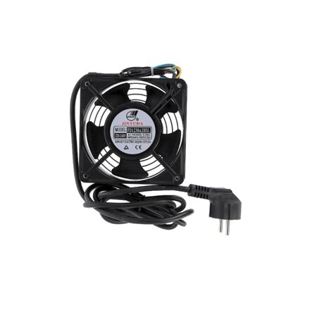 SOMI Networks , Single Fan Unit for wall mount cabinets , VENT-1C , Black , Airflow 450m3 /h; Cable Schuko 1.8 m