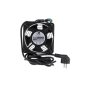 SOMI Networks , Single Fan Unit for wall mount cabinets , VENT-1C , Black , Airflow 450m3 /h; Cable Schuko 1.8 m