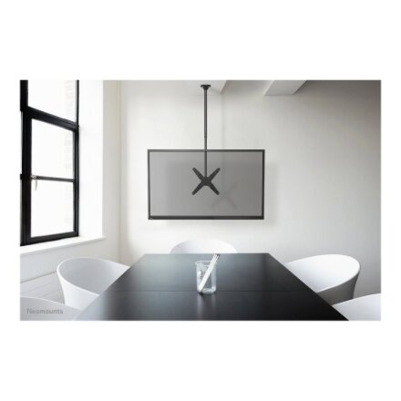 Neomounts Ceiling mount , FPMA-C340BLACK Monitor/TV mount ceiling screen , Adjustable Height, Rotate, Tilt, Swivel , 32-75 , Maximum weight (capacity) 50 kg , Black