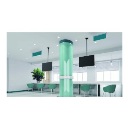 Neomounts Ceiling mount , FPMA-C340BLACK Monitor/TV mount ceiling screen , Adjustable Height, Rotate, Tilt, Swivel , 32-75 , Maximum weight (capacity) 50 kg , Black