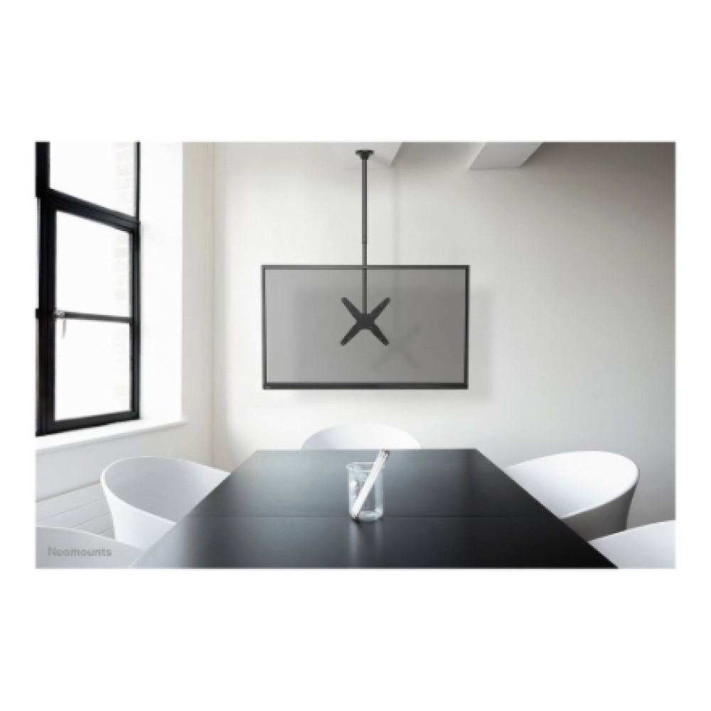 Neomounts Ceiling mount , FPMA-C340BLACK Monitor/TV mount ceiling screen , Adjustable Height, Rotate, Tilt, Swivel , 32-75 , Maximum weight (capacity) 50 kg , Black