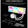 Corsair Liquid CPU Cooler , 360 RS ARGB , White