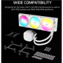 Corsair Liquid CPU Cooler , 360 RS ARGB , White