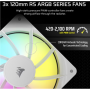 Corsair Liquid CPU Cooler , 360 RS ARGB , White