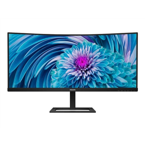 Philips , UltraWide LCD Monitor , 346E2CUAE , 34 , VA , WQHD , 21:9 , 100 Hz , 4 ms , 3440 x 1440 , 300 cd/m² , HDMI ports quantity 1 , Black , Warranty 36 month(s)