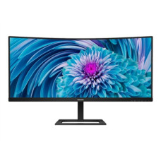 Philips , UltraWide LCD Monitor , 346E2CUAE , 34 , VA , WQHD , 21:9 , 100 Hz , 4 ms , 3440 x 1440 , 300 cd/m² , HDMI ports quantity 1 , Black , Warranty 36 month(s)