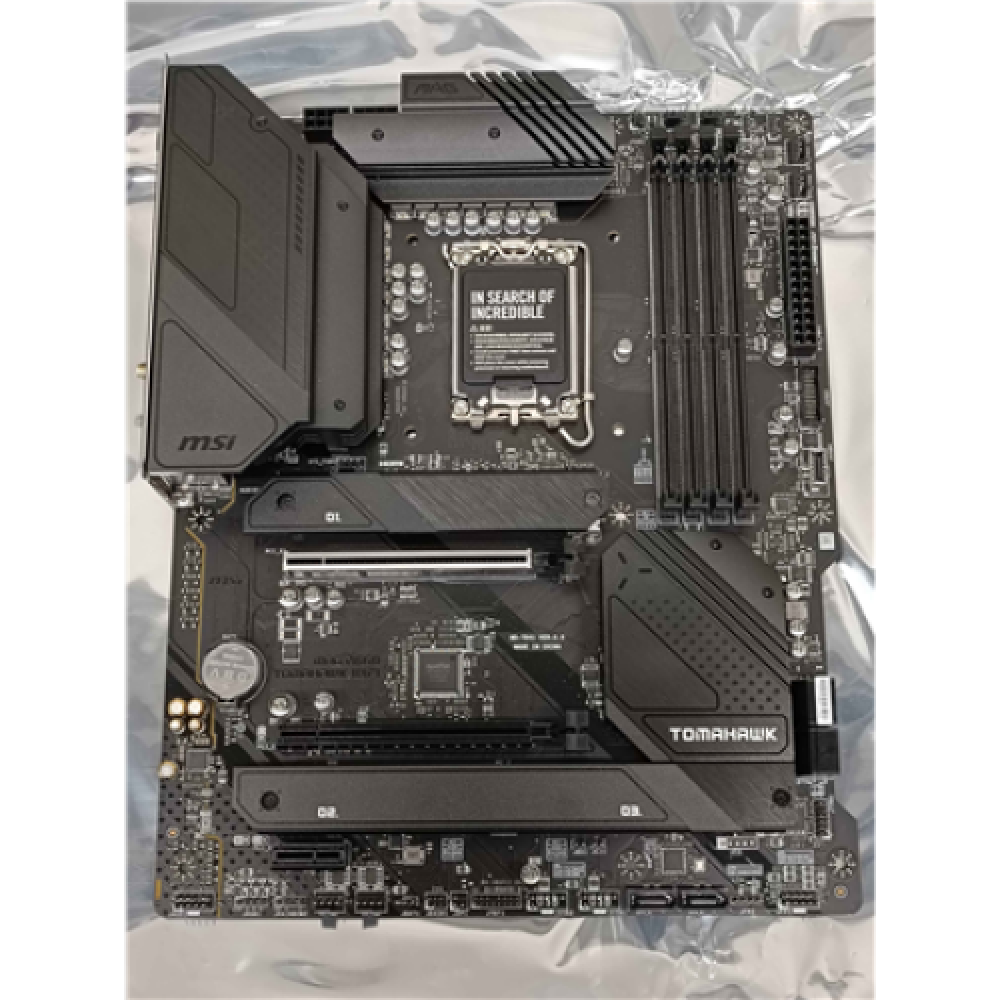 SALE OUT. MSI MAG B660 TOMAHAWK WIFI MSI MAG B660 TOMAHAWK WIFI Processor family Intel, Processor socket LGA1700, DDR4 DIMM, Memory slots 4, Supported hard disk drive interfaces SATA, M.2, Number of SATA connectors 6, Chipset Intel B660, ATX, REFURBISHED 
