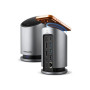 AXAGON USB-C 10Gbps Wireless Charging 9in1 hub , HMC-WL9