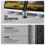 AXAGON USB-C 10Gbps Wireless Charging 9in1 hub , HMC-WL9