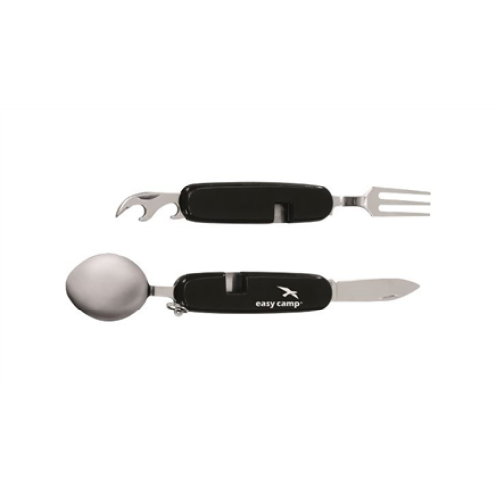 Easy Camp , Folding Cutlery , Knife, Fork, Spoon, Bottle opener, Can opener