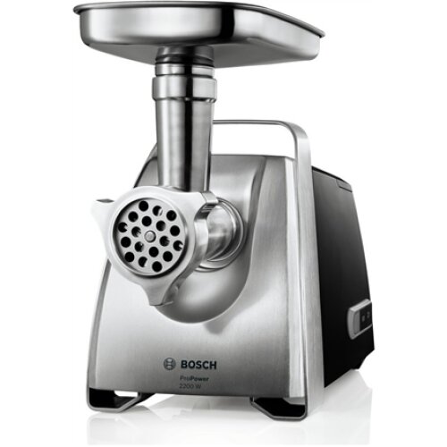Bosch , Meat mincer , MFW68660 , Black , Throughput (kg/min) 4.3 , Kebbe, Sausage horn, Fruit press, Shredding Attachment, 4 barrels