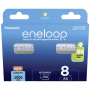 Panasonic , ENELOOP BK-3MCDE/8BE , AA , 2000 mAh , 8 pc(s)