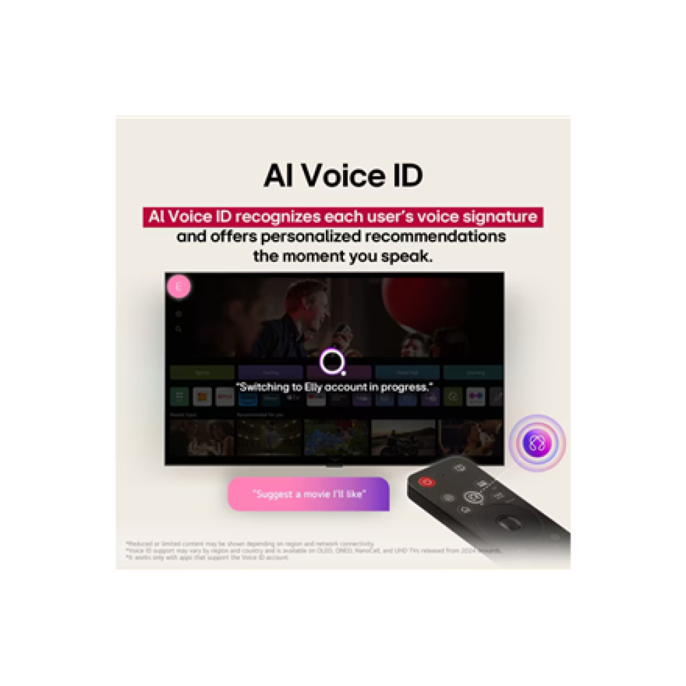 LG 86QNED80A3A , 86 , Smart TV , webOS 25 , UHD , Black
