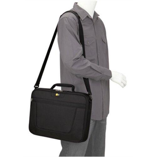 Case Logic , VNCI215 , Fits up to size 15.6 , Messenger - Briefcase , Shoulder strap , Black