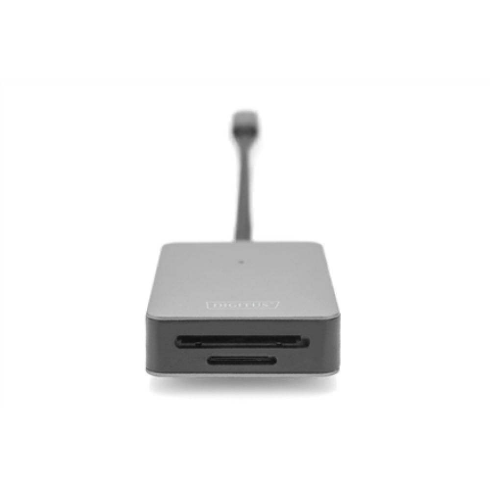 Digitus , USB-C Card Reader, 2 Port, High Speed , DA-70333