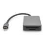Digitus , USB-C Card Reader, 2 Port, High Speed , DA-70333