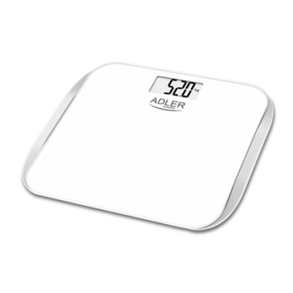 Adler Bathroom scales AD 8164 Maximum weight (capacity) 180 kg Accuracy 100 g White