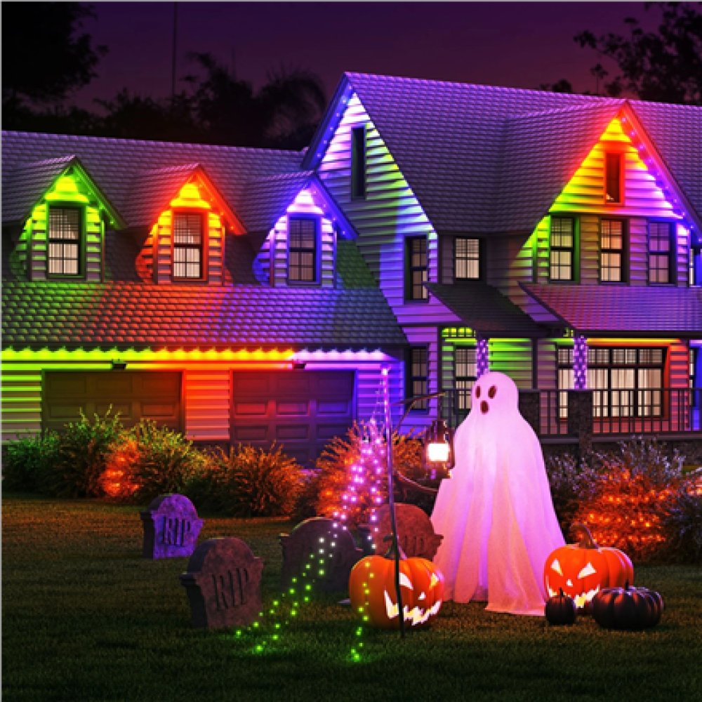 Nanoleaf Smart Multicolor Permanent Outdoor Lights Expansion Pack, 5m