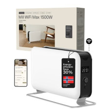 Mill , Portable Heater , CO1500MAXWIFI3 , Convection Heater , 1500 W , Suitable for rooms up to 14-18 m² , White , IPX4