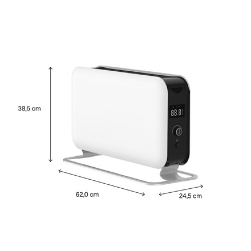 Mill , Portable Heater , CO1500MAXWIFI3 , Convection Heater , 1500 W , Suitable for rooms up to 14-18 m² , White , IPX4