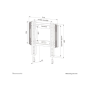 Neomounts Wall mount , WL30-550BL12 TV mount wall , 24-65 , Maximum weight (capacity) 40 kg , Black