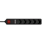 EnerGenie SPG5-U2-5-02 Power strip with USB charger, 5 sockets, 1.5 m, USB 2A, black , EnerGenie