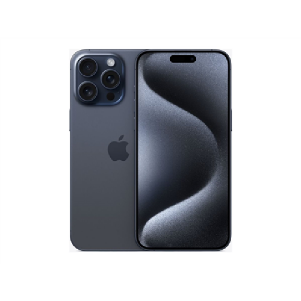 Apple , iPhone 15 Pro Max , Blue Titanium , 6.7 , 2796 x 1290 pixels , Apple , A17 Pro , Internal RAM 8 GB , 512 GB , Dual SIM , 4G , 5G , Main camera resolution 48+12+12 MP , Secondary camera resolution 12 MP , iOS