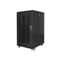 Lanberg , Rack cabinet 19 free-standing 22U/600x800 (flat pack) with mesh door , FF01-6822-23B , Black