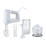 Braun , MultiMix 3 Hand Mixer , HM 3135 WH , Hand Mixer , 500 W , Number of speeds 5 , Turbo mode , White