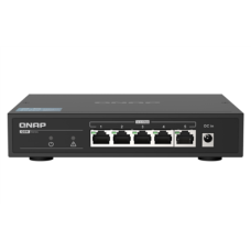 QNAP , 5 port 2.5Gbps Auto Negotiation (2.5G/1G/100M) , QSW-1105-5T , Unmanaged , Desktop , Gigabit Ethernet (copper) ports quantity 5