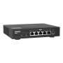 QNAP , 5 port 2.5Gbps Auto Negotiation (2.5G/1G/100M) , QSW-1105-5T , Unmanaged , Desktop , Gigabit Ethernet (copper) ports quantity 5