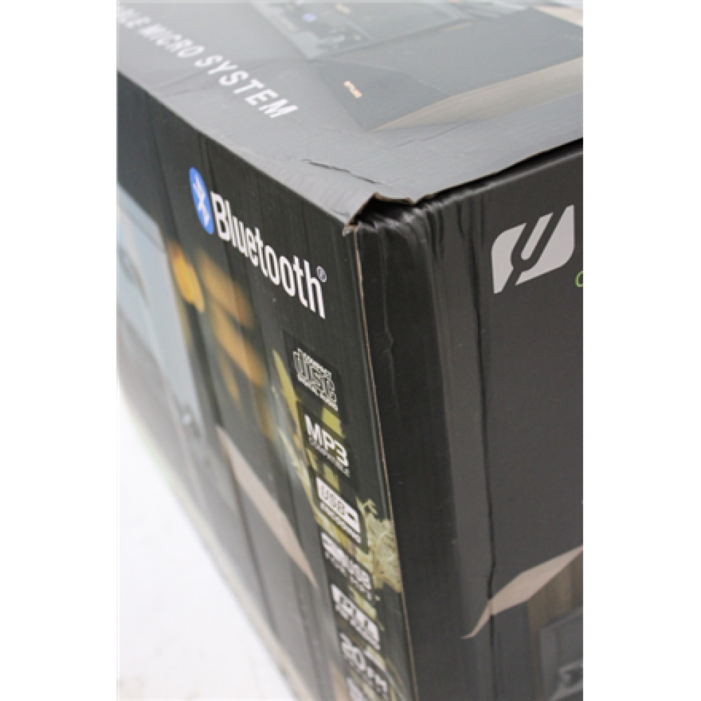 SALE OUT. Muse MT-120MB Turntable Micro System , Muse Turntable Micro System , MT-120MB , Drawer-type CD door , USB port , DAMAGED PACKAGING , AUX in