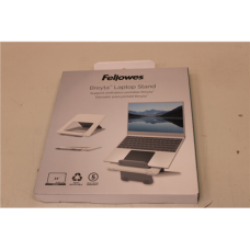 SALE OUT. Fellowes Laptop Stand Breyta, white , Fellowes , Laptop Stand , Breyta , DAMAGED PACKAGING, SCRATCHES ON SIDE , White , 235 x 268 x 14 mm