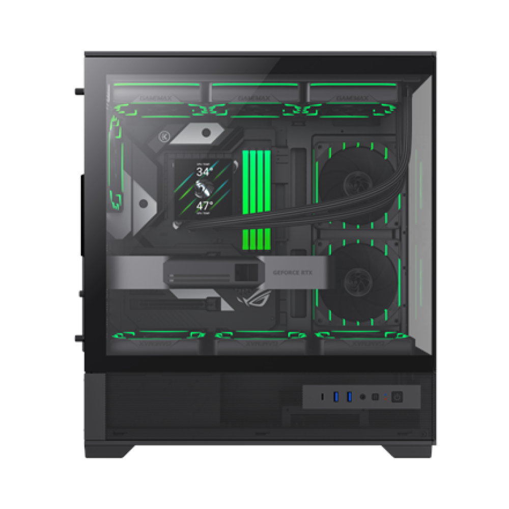 Gamemax Case , VISTA 2 AB , ATX