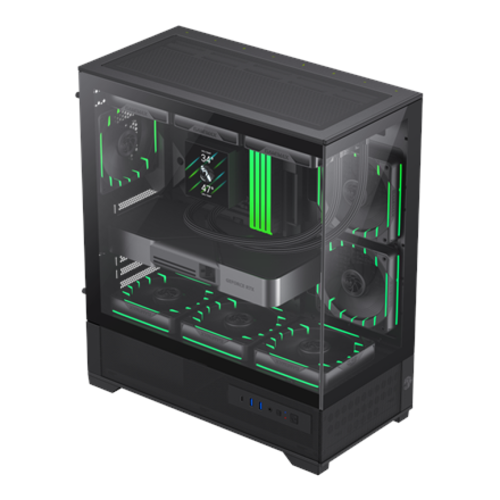 Gamemax Case , VISTA 2 AB , ATX