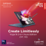 Lenovo Yoga 9 2-in-1 14ILL10 , Luna Grey , 14 , OLED , Touchscreen , 2.8K WQXGA+ , 2880 x 1800 pixels , Intel Core Ultra 7 , 258V , 32 GB , Soldered LPDDR5x , Solid-state drive capacity 1000 GB , Intel Arc Graphics 140V , Windows 11 Pro , 802.11be , Bluet